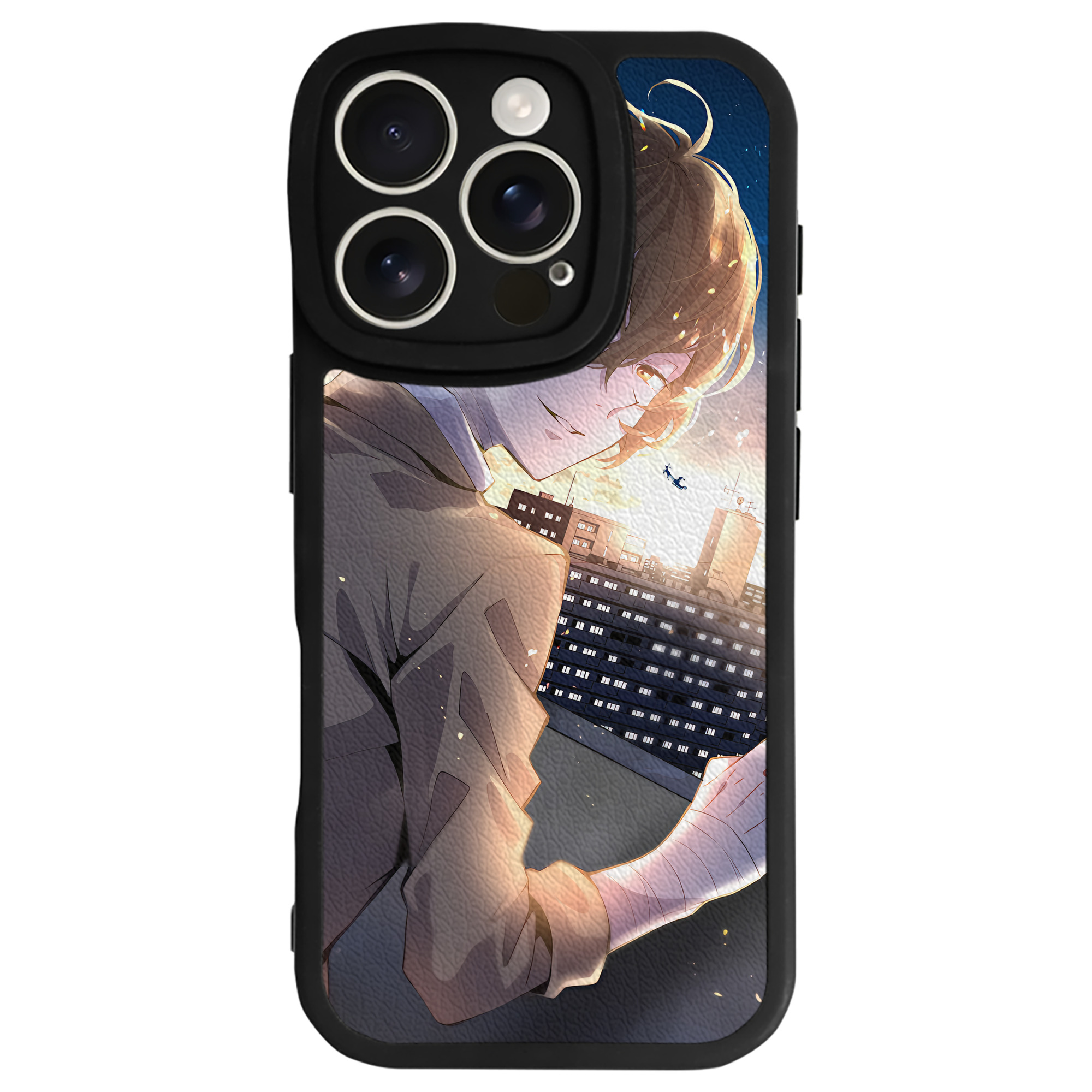（画像用） 文豪ストレイドッグス Bungo Stray Dogs 【iPhone 16シリーズ対応】シリコンスマホケース（レザー調） 材質：シリコン